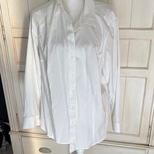 Talbots White Women's Blouse